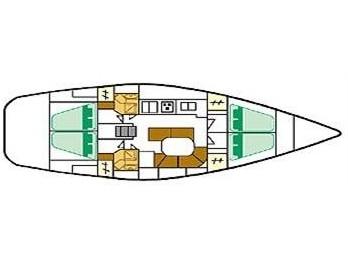Sail boat Oceanis 461 Alboran XII 